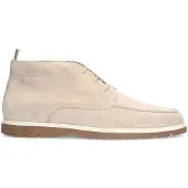 Manfield Beige suède veterboots | Maat 46