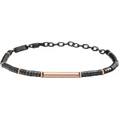 Breil Armband 'ROCKS' rose-goud / grijs