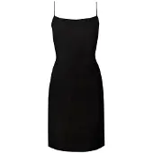 Superdry Studios Cupro Mini Slip Mouwloze Jurk