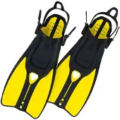 Ocean Reef Duo Ii Diving Fins Geel EU 36-42