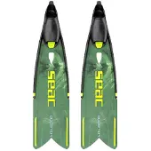 Seac Sub Booster Spearfishing Fins Groen EU 36-38