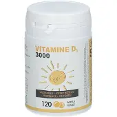 Soria natural Soria Vitamine D3 3000 | 120 parels