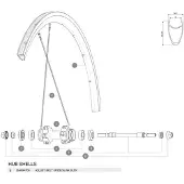 Mavic Stelbout Achternaaf Voor Ellipse-wielset
