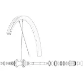 Mavic Rear Allroad Pro Carbon Sl Racefietsvelg