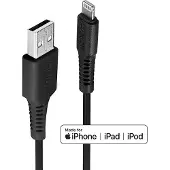 Lindy 31322 USB-kabel USB 2.0 USB-A stekker, Apple Lightning stekker 3.00 m Zwart