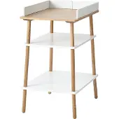 Vertbaudet Verschoontafel CONFETTI wit/hout