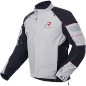 Rukka R-Ex 2.0 Textieljack heren Lichtgrijs/Rood/Zwart 48 Mannen