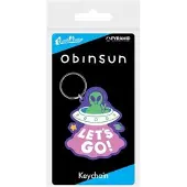 Pyramid Int. Obinsun Rubberen Sleutelhanger -Let's Go UFO (Diversen) Nieuw