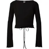 Urban Classics Gebreid vest zwart