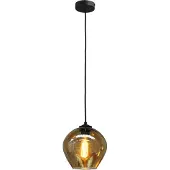 Masterlight Hanglamp Quinto 1lichts mat zwart glas 3