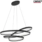 Cinque hanglamp Ciola mat zwart