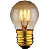 Highlight E27 Kogellamp LED 4W - 3 staps dimbaar - Amber