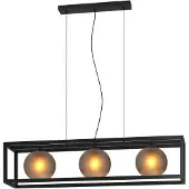 Eglo Hanglamp Arangona 3-lichts met Zwart Frame