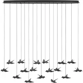 Stars of Light Hanglamp Paratebueno rechthoekig met vogeltjes