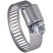 Seachoice Plated Screw Hose Clamp Zilver 28