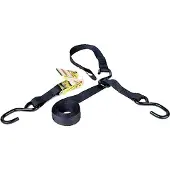Seachoice Universal Triple Hook Ratchet Tie Down Zwart