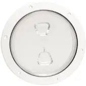 Beckson Marine Non-skid Screw-out Deck Plate 8´´ Wit