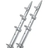 Taco Metals Tele-outriggers 4.57 M Zilver 3.81 cm