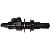 T-h Marine Fixed Flange Aerator Spray Head Vent Zwart