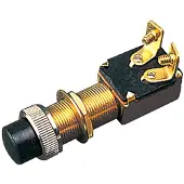 Sea-dog Line Momentary Push Button Switch Black Goud 16 A
