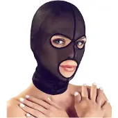 Bad Kitty - orale maskermasker - mesh - zwart
