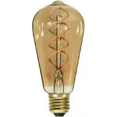 Highlight E27 Edisonlamp LED - 9W dimbaar - Amber