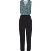 LASCANA Jumpsuit petrol / zwart