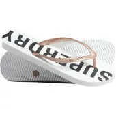 Superdry Code Core Sport Teenslippers Wit Grootte: M