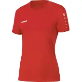 Jako Team Shirt Dames Rood - Wit 38