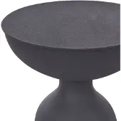 Beliani COTA - Bijzettafel - Zwart - IJzer