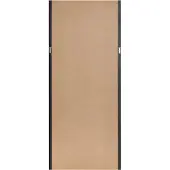 Beliani SAULLCET - Wandspiegel - Zwart - Hout