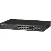 Dahua PoE-switch - - DH-PFS3117-16ET-135 - 16 poorten - Hoge prestaties - Gemakkelijk beheer