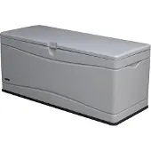 Lifetime Kunststof Tuinbox 495 liter, opbergbox en tuinkist, lichtgrijs, 61x152x67 cm