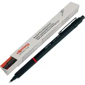 Rotring Rapid PRO-balpen | medium punt | blauwe inkt | zwart