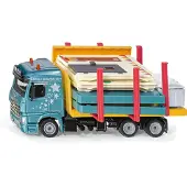 Siku 3562 vrachtwagen prefab huis transport