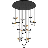 Stars of Light Zwart Met Goude Hanglamp Dracera