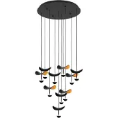 Eglo Hanglamp Dracera Zwart Met Goud