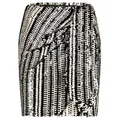 Ibana Sinara - Party Skirts Black/ White Maat: 38 | Mini Rokken Outlet | Dames | Zwart