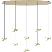 Eglo Hanglamp Paratebueno Messing Ovaal Klein