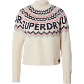 Superdry Trui 'Fairisle' crème / marine / lichtblauw / koraal