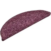 vidaXL Trapmatten 15 st 56x17x3 cm Donkerpaars Halfrond
