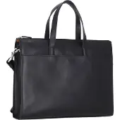 PICARD Toscana Koffer Leer 39 cm Laptop compartiment schwarz