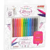 Alpino Set Lettertekenen 12 Markers + Boek