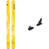 Faction - Packs (ski's & bindingen) - Pack Dancer 4 2025 voor Unisex van Hout - Kaki
