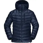 Norrøna - Dames toerskikleding - Lyngen Down850 Hood W Indigo Night voor Dames - Maat XS - Marine blauw