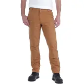 Carhartt - Stretch Duck Double Front - Vrijetijdsbroek 33 - Length: 34, bruin