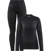 Craft thermo set dames Core dry S / Zwart