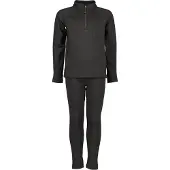 Didriksons - Kid's Yotta Set - Synthetisch ondergoed 160, zwart