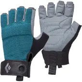 Black Diamond Crag Halve Vinger Handschoenen Dames, turquoise/grijs XS 2023 Klimhandschoenen