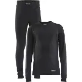 Craft Baselayer Set Thermoset Kinderen Black 110-116